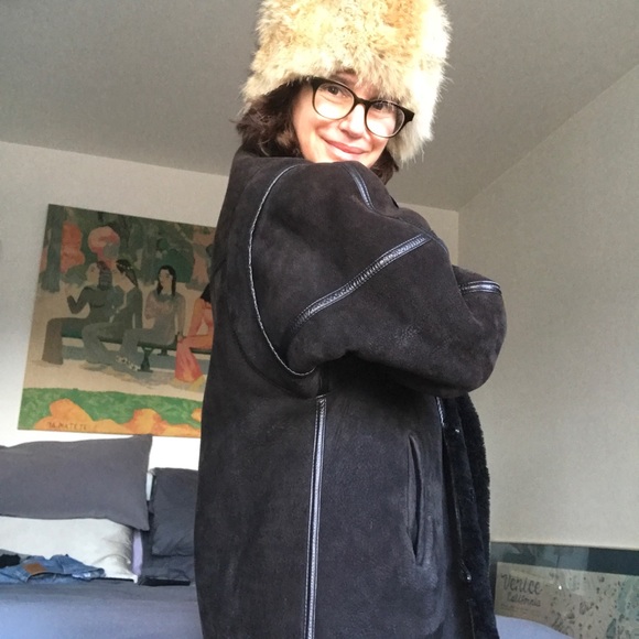 Shearling Vintage Coat - Picture 3 of 14